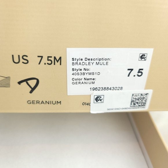 Michael Kors Womens Bradley 40S3BYMS1D Geranium Wedge Espadrille Sandal Sz 7.5M - Picture 9 of 10